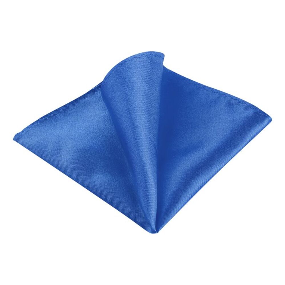 Men's Pocket Squares Handkerchiefs Solid Color One Size Royal blue